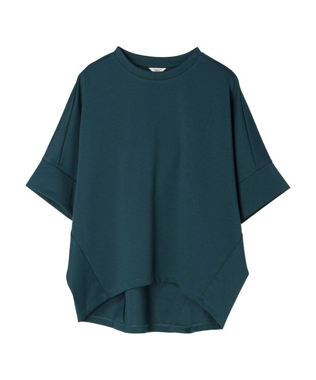 AMERICAN HOLIC 抗菌防臭＋接触冷感　コクーンカットプルオーバー Blue Green