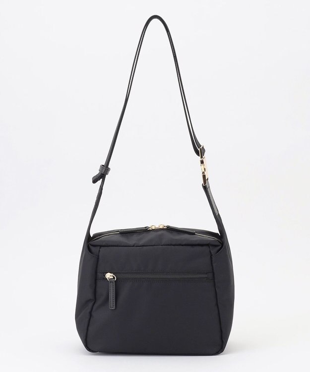 LA BAGAGERIE メタルバックル　ボックスショルダー　SSサイズ ブラック