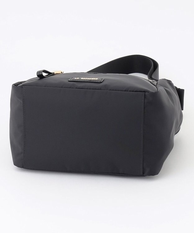 LA BAGAGERIE メタルバックル　ボックスショルダー　SSサイズ ブラック