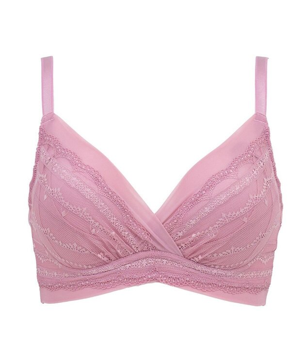 BRADELIS New York 【BRADELIS Me / ノンワイヤー・バストアップ】WithMeブラ24S1 ピンク