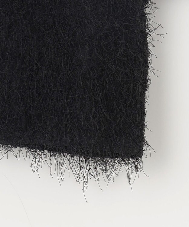 ANY SIS S 【洗える】カットジャカード 羽織 ブラック