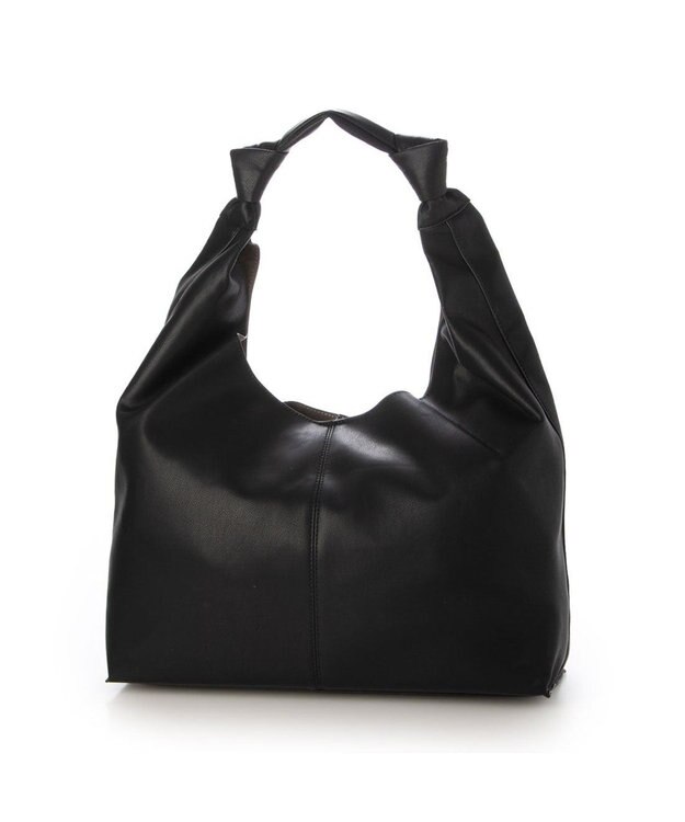 UNBILLION カシュカシュ cachechche / ノットディテールPUワンショルダー ブラック