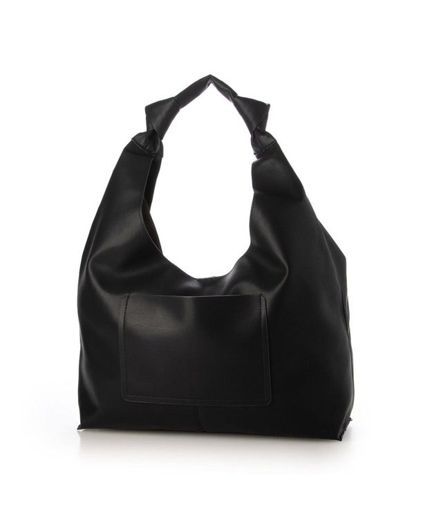 UNBILLION カシュカシュ cachechche / ノットディテールPUワンショルダー ブラック