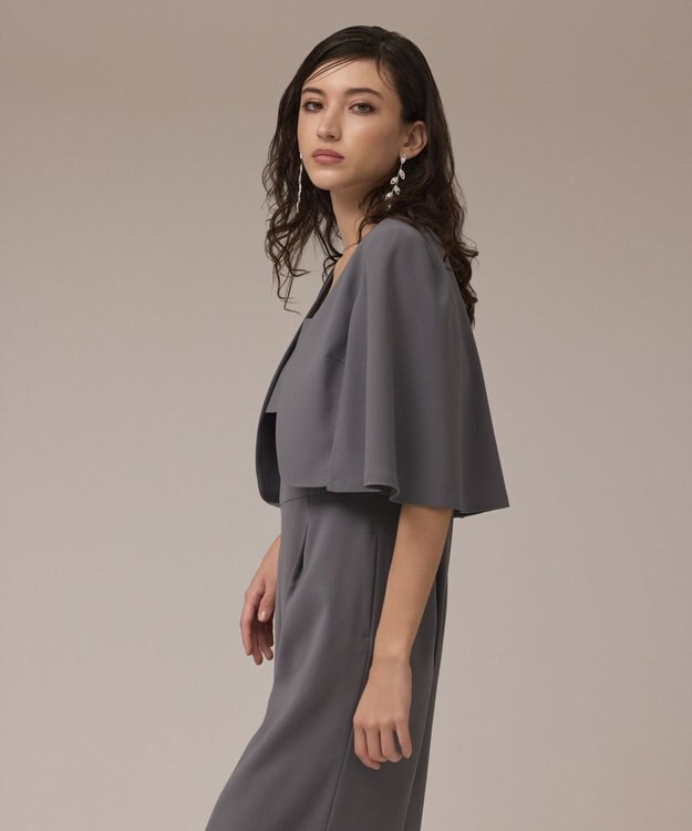 GRACE CONTINENTAL ケープボレロ グレー