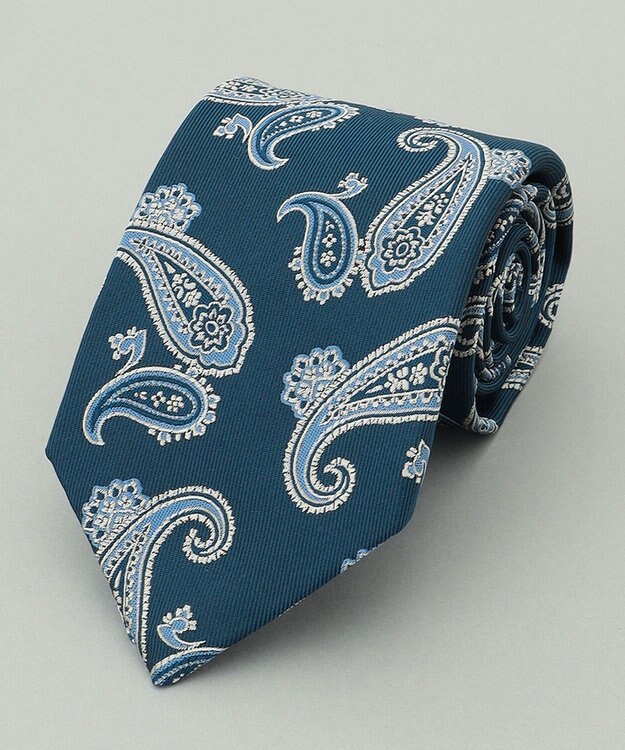 GOTAIRIKU 【日本製】西陣ネクタイ_グリーン・ピーコック系 サックスブルー系4