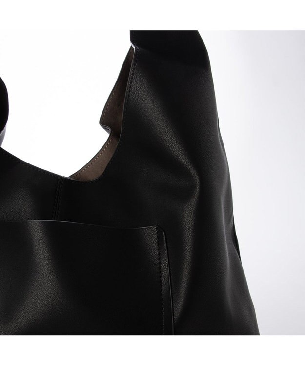 UNBILLION カシュカシュ cachechche / ノットディテールPUワンショルダー ブラック