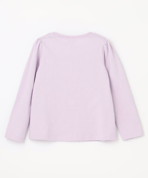 ANY KIDS リボン 長袖 Ｔシャツ ラベンダー