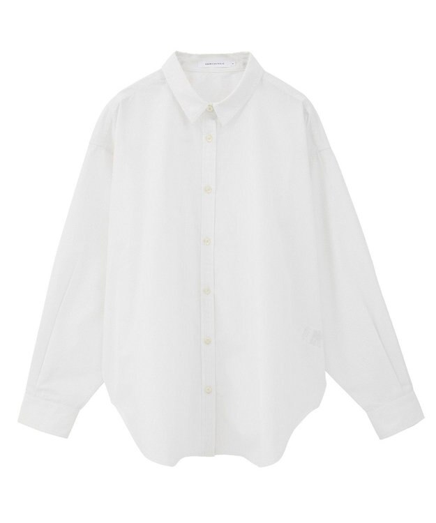 AMERICAN HOLIC イージーケアブロードシャツ Stripe White