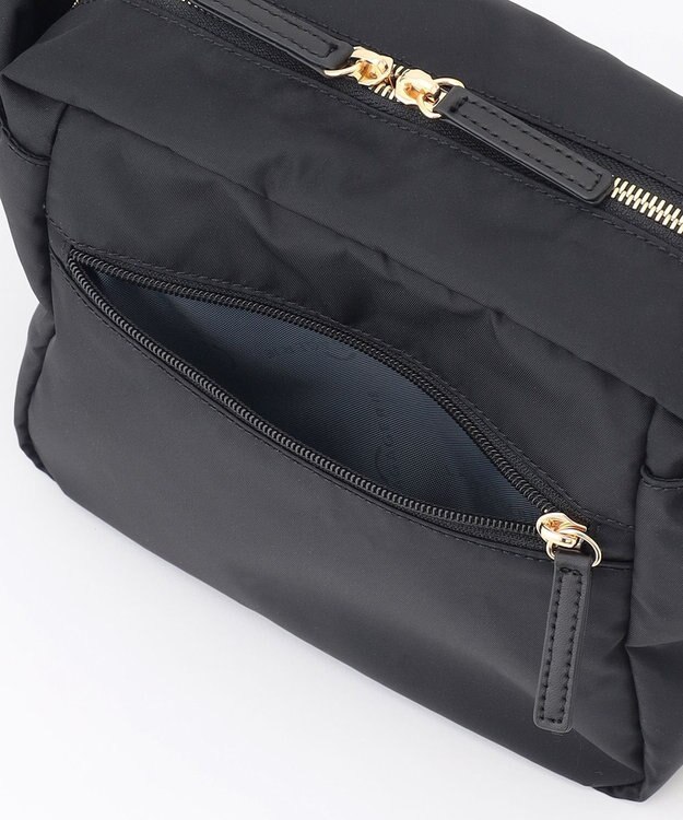 LA BAGAGERIE メタルバックル　ボックスショルダー　SSサイズ ブラック