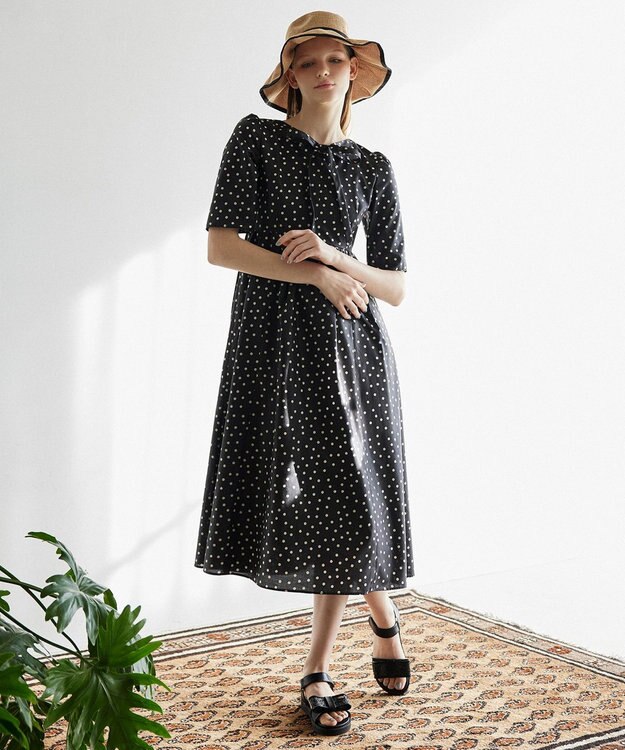 TOCCA 【00サイズあり・接触冷感・洗える】RAINY MORNING ドレス ブラック系5