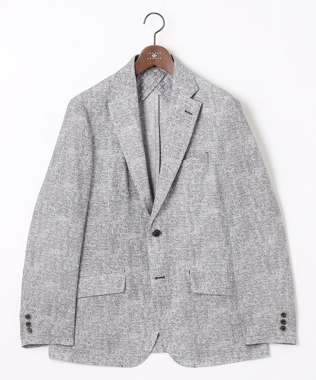 JOSEPH ABBOUD 【驚きの多機能】】ドライサッカージャケット ライトグレー系