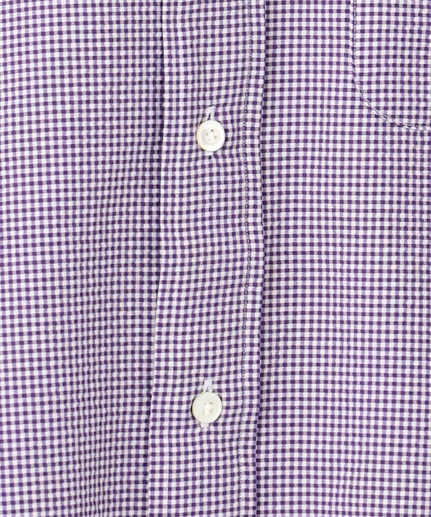 J.PRESS MEN 過酷な夏を乗り切るマストな1着！【 高通気性 / 軽量 / ノンアイロン / 撥水】【BEAT HEAT SYSTEM】半袖シャツ / B.D. パープル系3