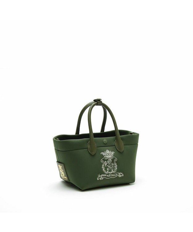 A.D.M.J. 【魔法の様に軽い】マジックライトステッチ刺しゅうトートS カーキ