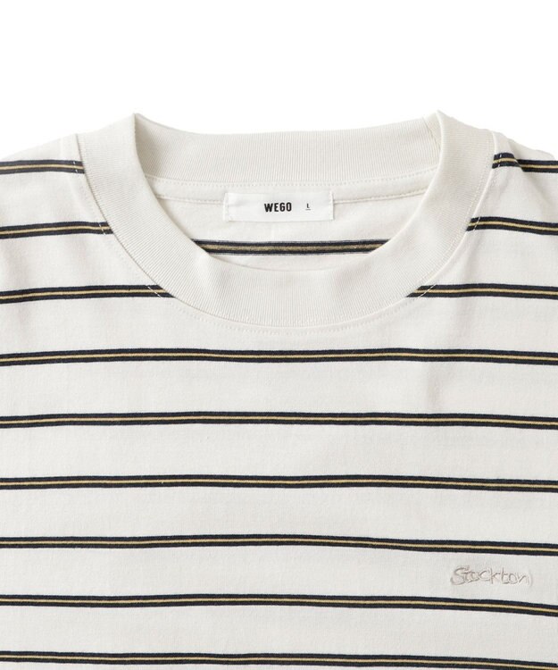 WEGO ワンポイントボーダーT 柄1