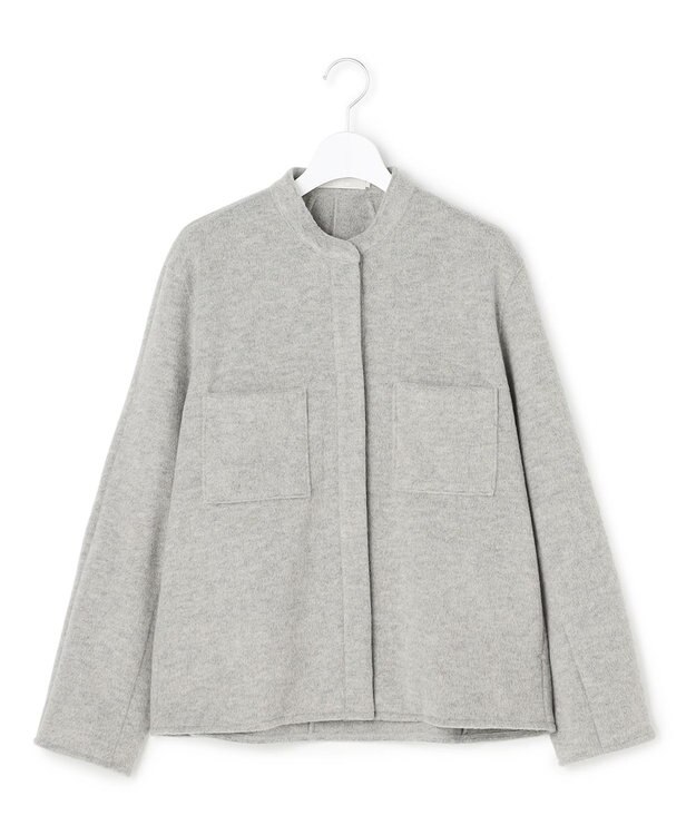 ICB L ウーレットシャギー ブルゾン ライトグレー