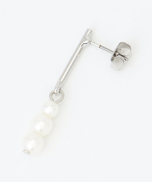 ANY 【WEB限定】トリプルパールピアス(両耳用) シルバー