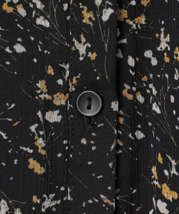 ANY SIS S 【洗える】ミニフラワープリント ワンピース ブラック系