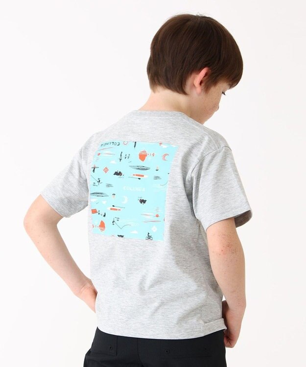 Columbia Columbia/ 【KIDS】ユースレイクトゥアベニューグラフィックショートスリーブTシャツ /コロンビア Columbia Grey Heather、 Pattern