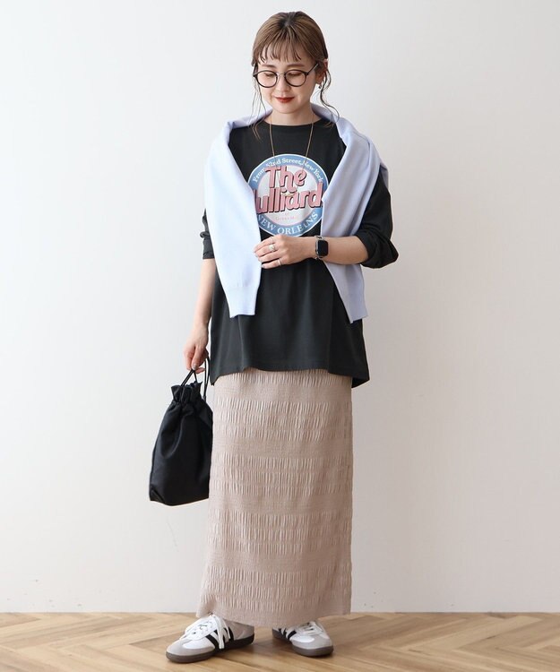 AMERICAN HOLIC シャーリングタイトスカート Light Beige