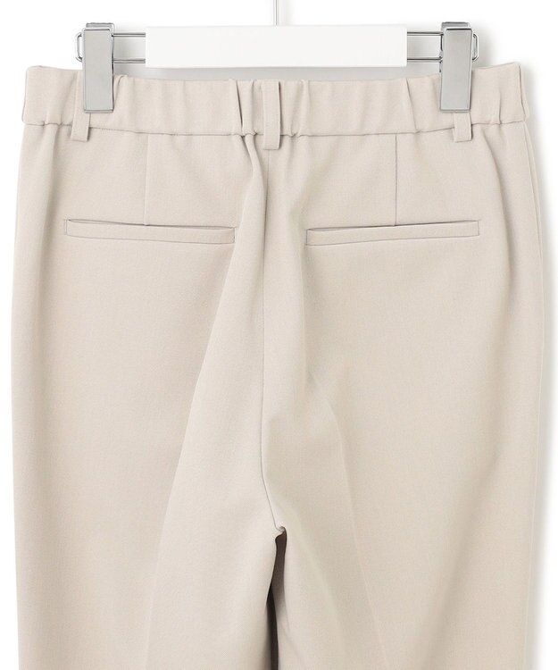 23区 【Oggi2月号掲載/新色追加】TRストレッチギャバ テーパードパンツ アイボリー系