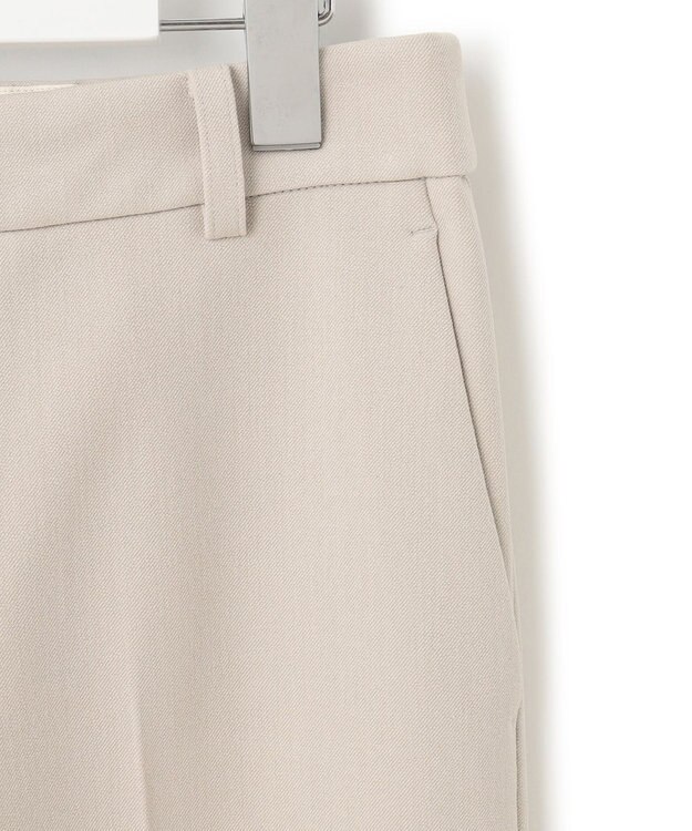 23区 【Oggi2月号掲載/新色追加】TRストレッチギャバ テーパードパンツ アイボリー系