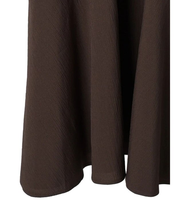 Green Parks ■ＥＳＣＡＲ　ギャザーヨークキリカエワンピース Charcoal Gray