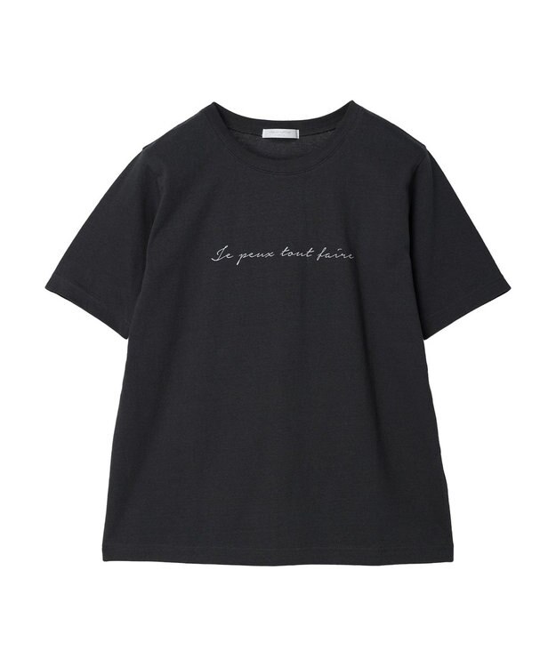 Green Parks 筆記体レギュラーＴシャツ Dark Gray