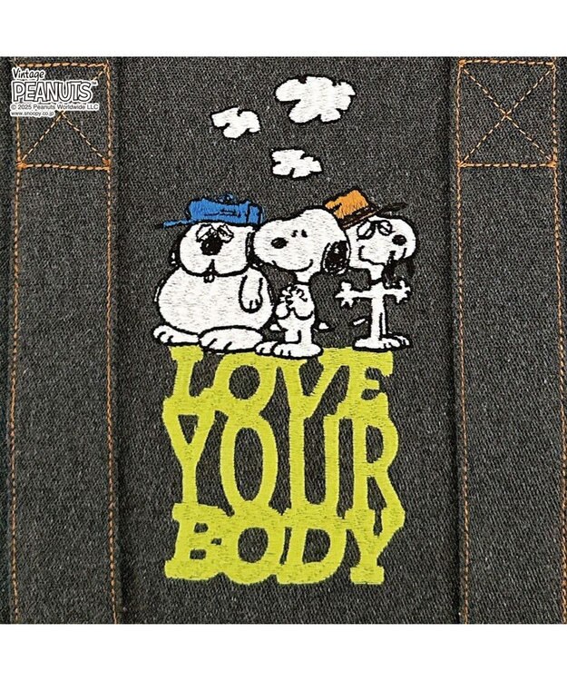 ROOTOTE 8419【スヌーピー】IP.デリ.シシュウ.ピーナッツ-0M 03：サックス