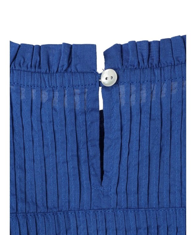 Green Parks Ｉ　フリルノースリーブブラウス Blue