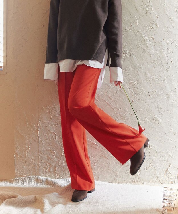 Bridget Birkin 【PARADIS COULEUR】スクエアトウバックジップストレッチブーツ ダークブラウンスウェード