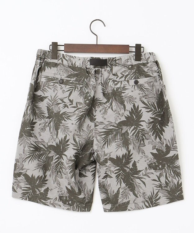 JOSEPH ABBOUD MOUNTAIN 【UNISEX】軽量/ECO撥水 3Dエンボスリーフショーツ ライトグレー系6