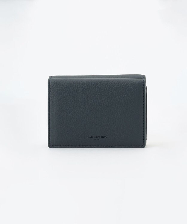 JOSEPH HOMME 【WEB限定】【PELLE MORBIDA】コンパクトウォレット ネイビーxグレ