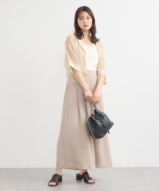 earth music&ecology 選べる丈アソートスカーチョ Beige