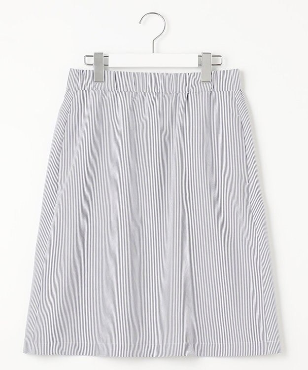 23区GOLF セットアップ企画【23Fondation/WOMEN】【吸水速乾】サッカーストライプ ツーピース ネイビー系2