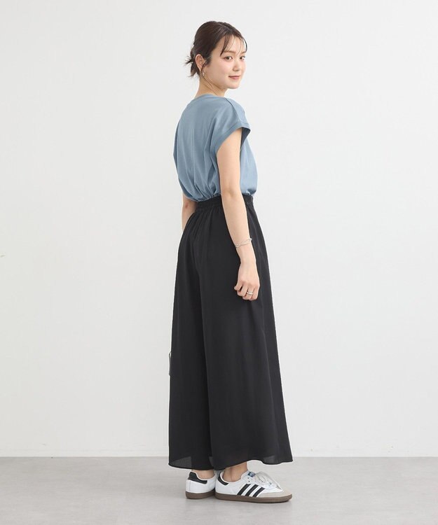 earth music&ecology 選べる丈アソートスカーチョ Black