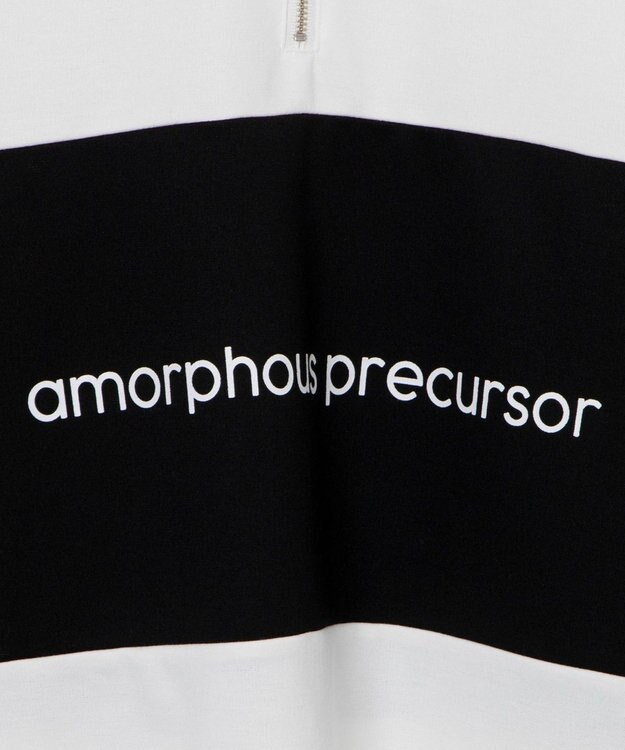 WEGO ドルマンポンチハーフジップロンT ホワイト