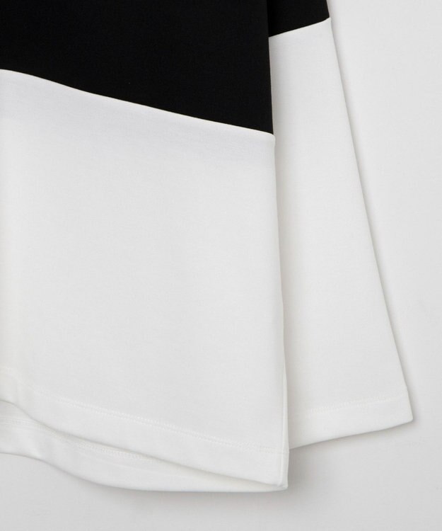 WEGO ドルマンポンチハーフジップロンT ホワイト