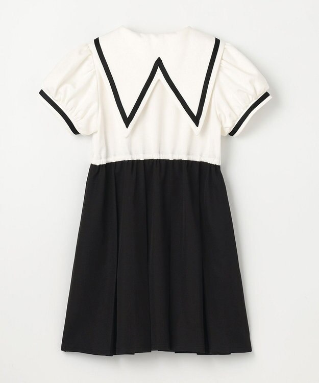 ANY KIDS 【カードキャプターさくら×any FAM】友枝小学校 制服風ワンピース オフホワイト