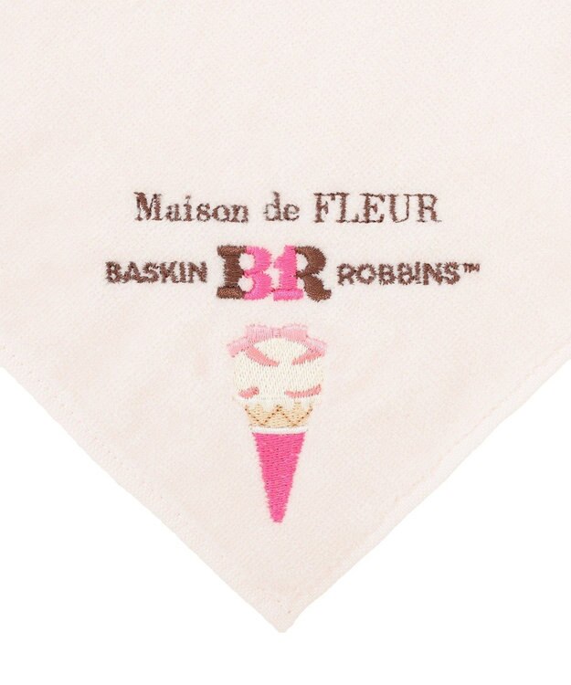 Maison de FLEUR サーティワン　タオルハンカチ Ivory