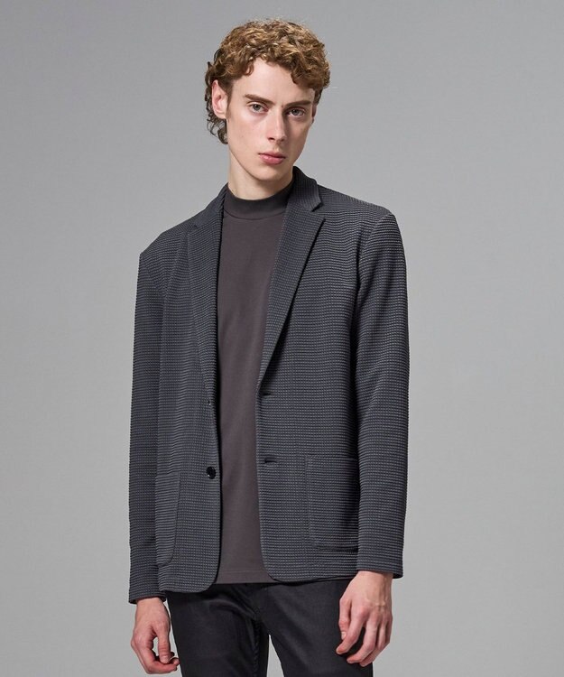 JOSEPH HOMME 【オリジナル素材】ライトタックジャージー　カットソージャケット グレー系