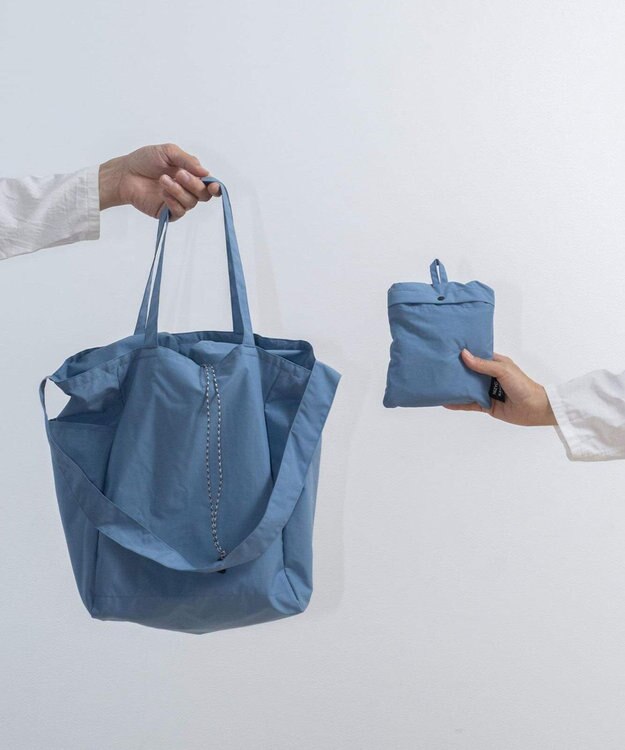 NIZYU KANO ポケッタブル 3wayトート サックスブルー