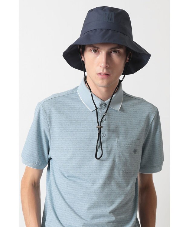 DAKS DAKS GOLF DDロゴパンチング バケットハット ネイビー