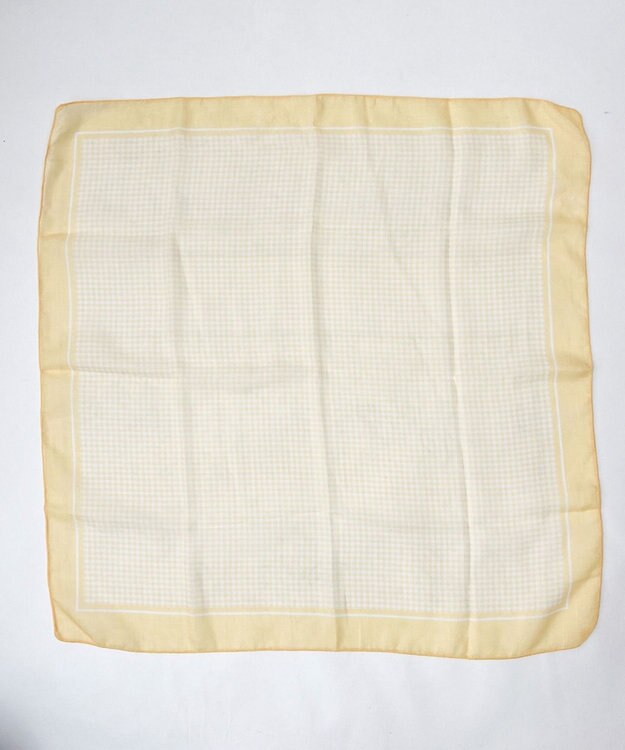 WEGO パターンバンダナ イエローチェック１