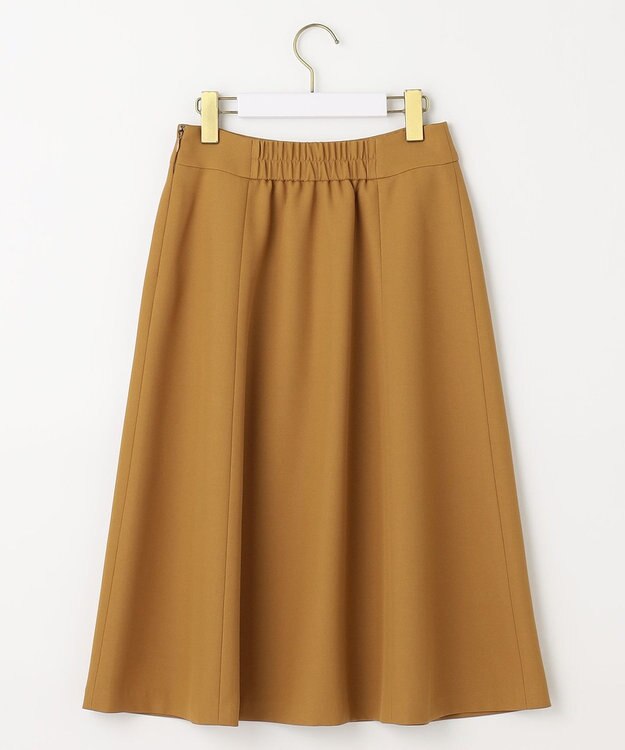 ANY SIS 【洗える】フラップポイントフレア スカート マスタード