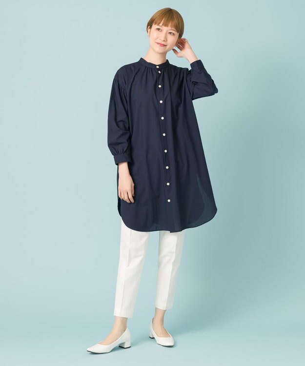 ONWARD Reuse Park 【組曲】ブラウス春夏 ネイビー