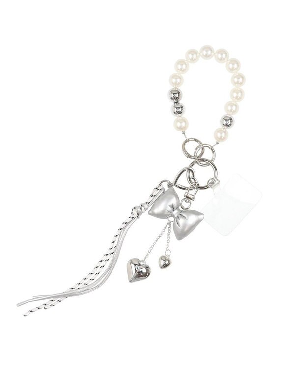 UNBILLION カシュカシュ cachecache / リボンチャーム シルバー