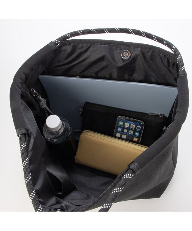 UNBILLION カシュカシュ cachecache / ネオプレーンパンチングトート ブラック