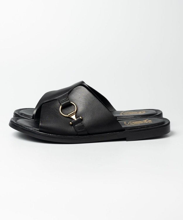 BONTRE 【BONTRE/ボントレ】ベルトフラットサンダル/20901-RS ブラック