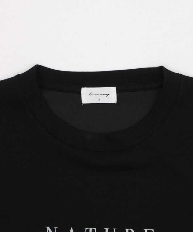 WEGO 【2点SET】アクセ付きフォトグラフィックT（SS） ブラック