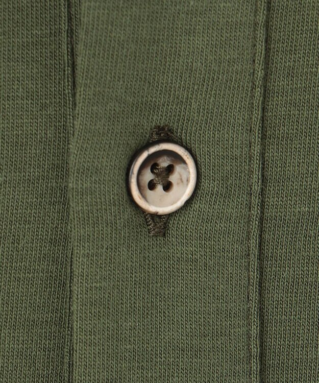 JOSEPH ABBOUD MOUNTAIN 【究極の着心地】 オーガニックコットン ポロシャツ カーキ系